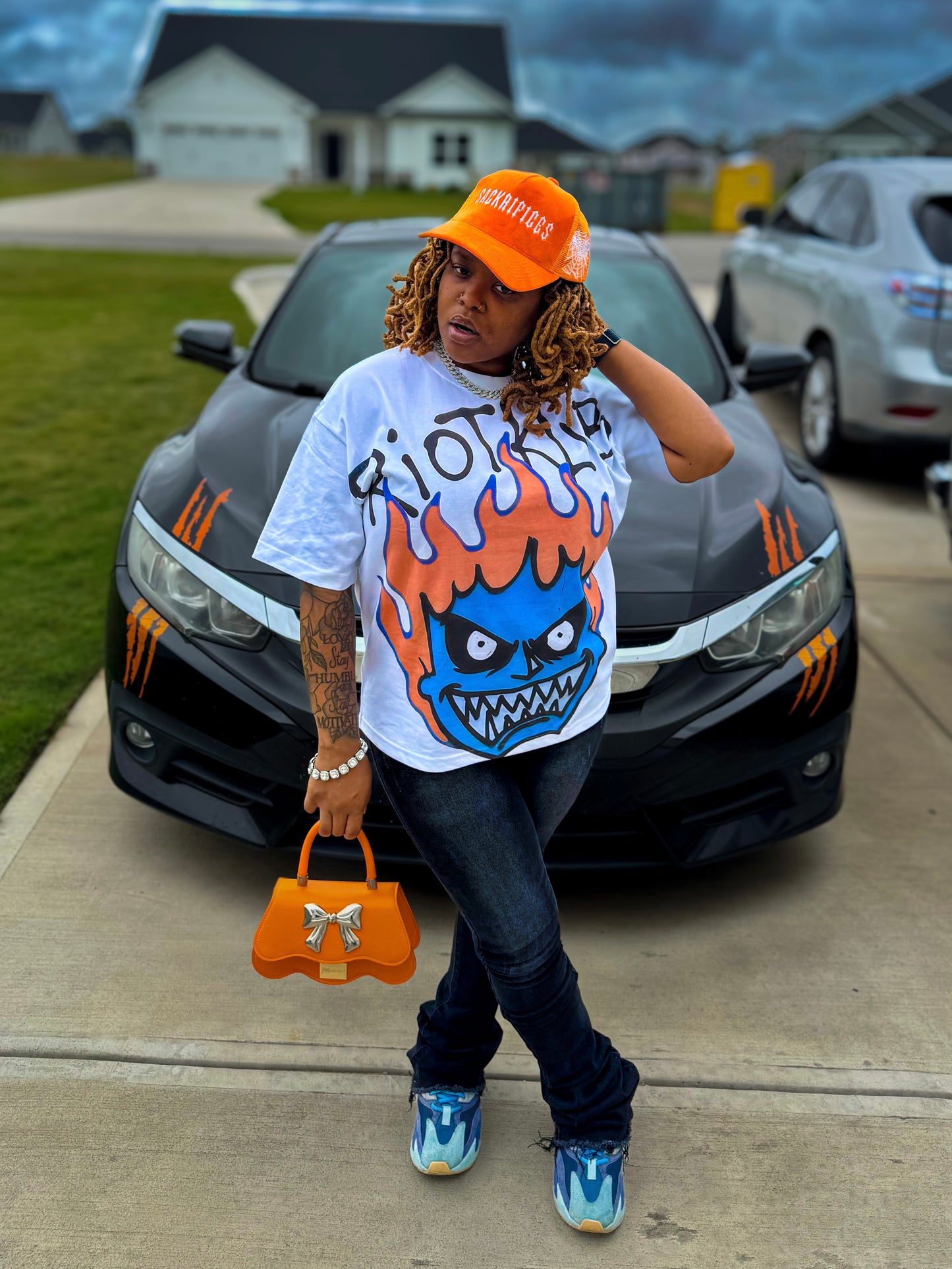 Blue Face Tee