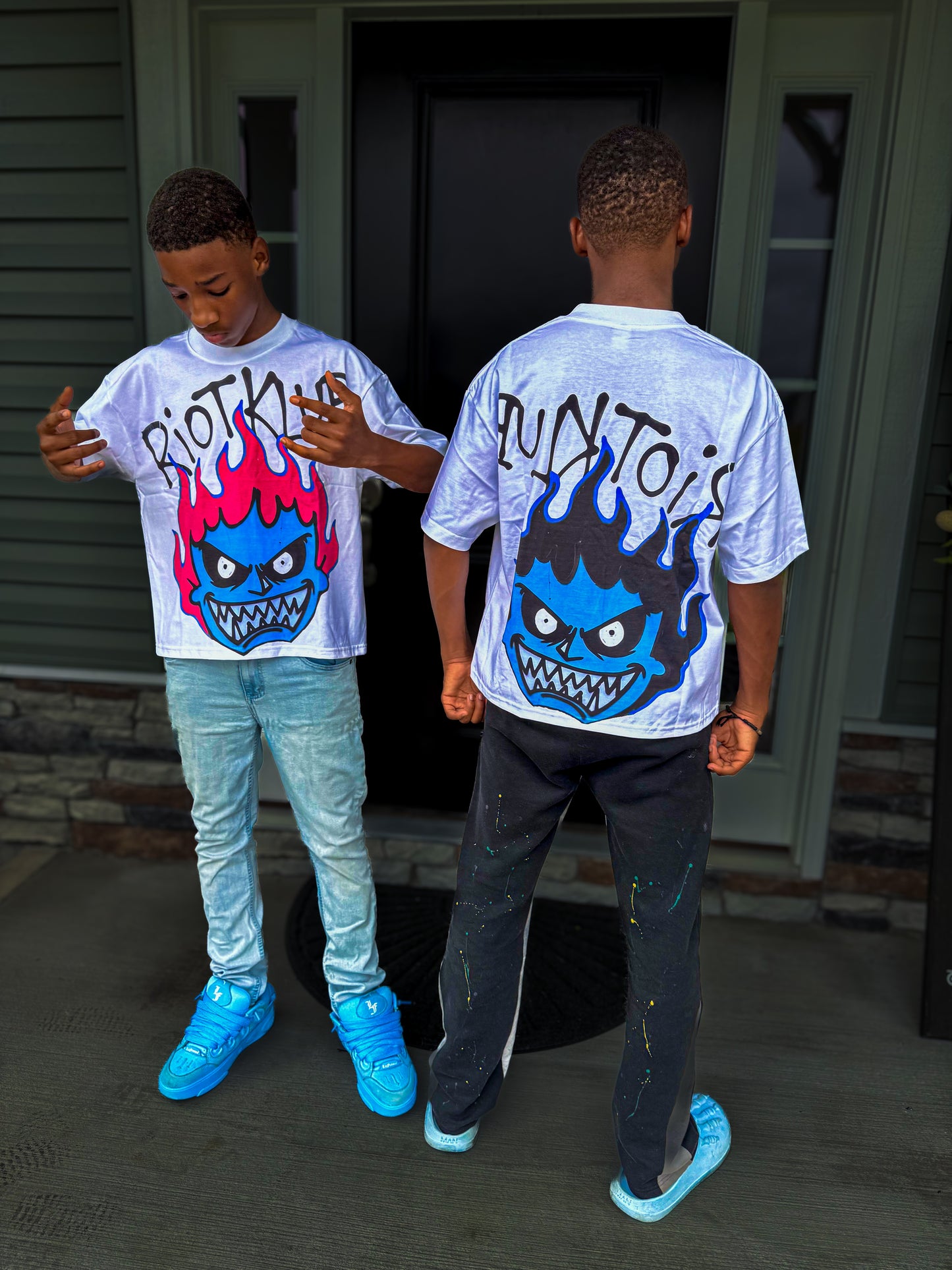 Blue Face Tee