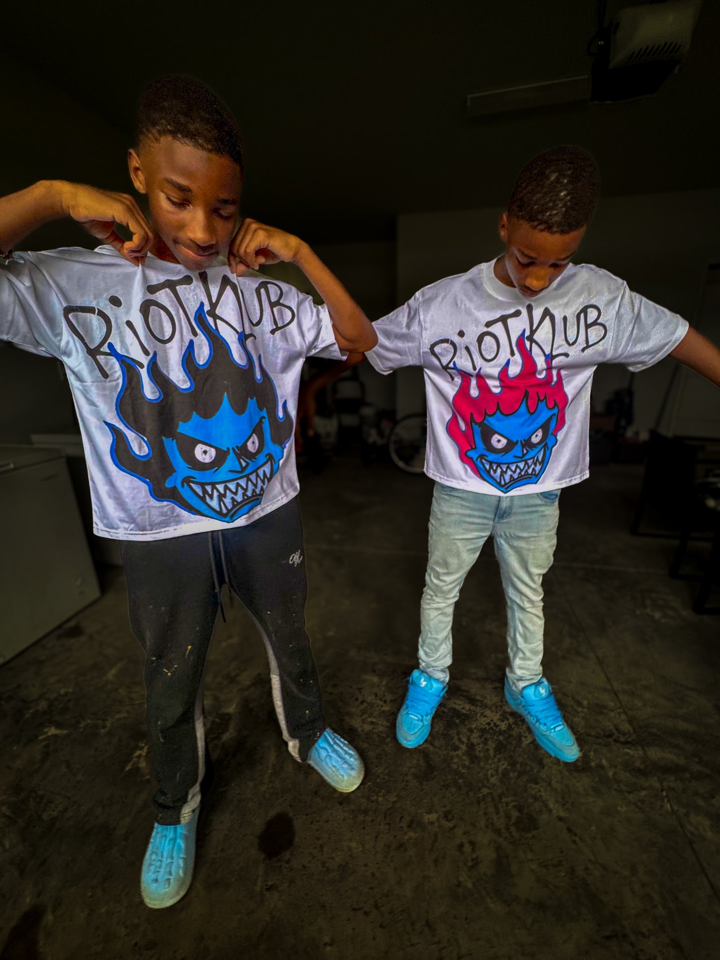 Blue Face Tee