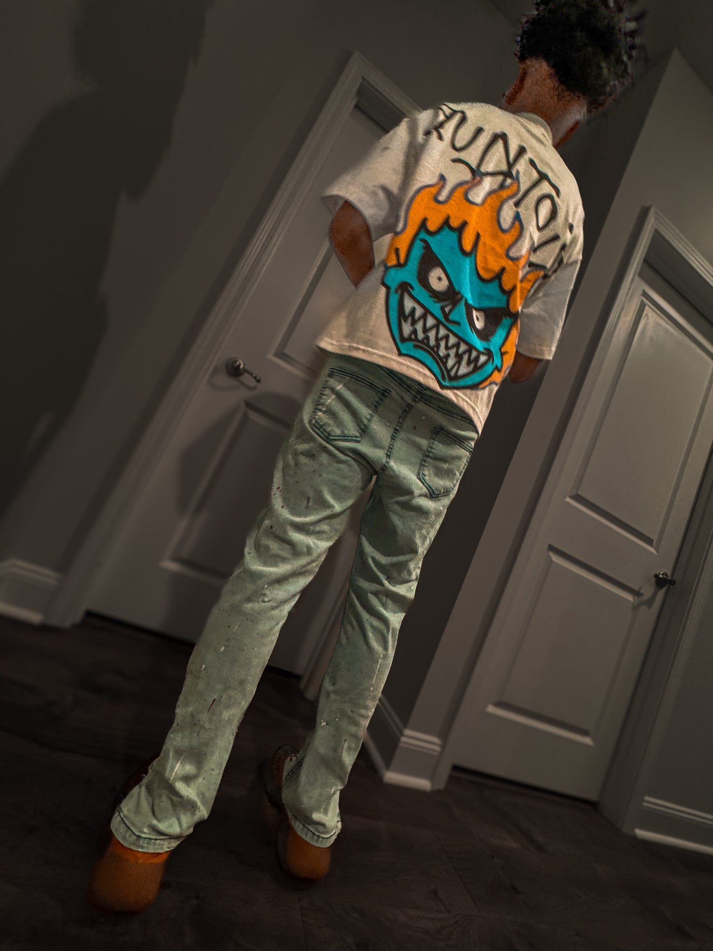 Blue Face Tee
