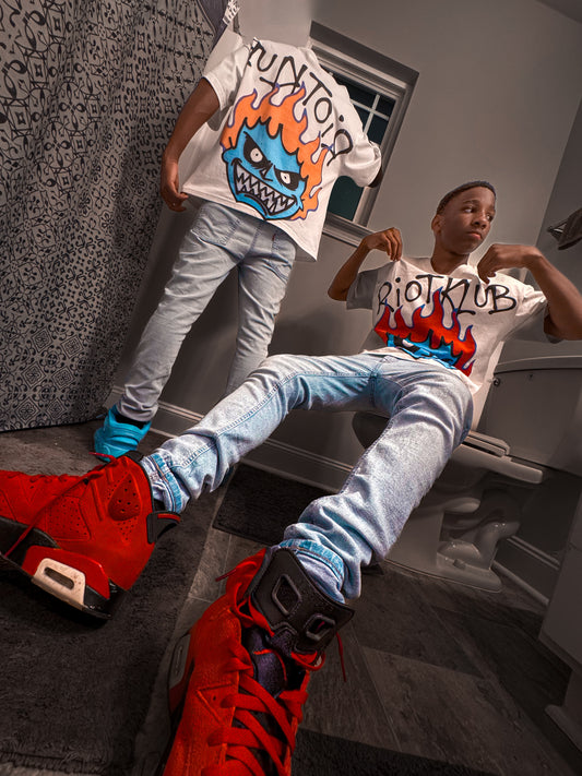 Blue Face Tee